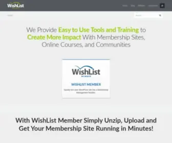 Wishlistproducts.com(Wishlist member) Screenshot