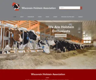 Wisholsteins.com(Wisconsin Holstein Association) Screenshot