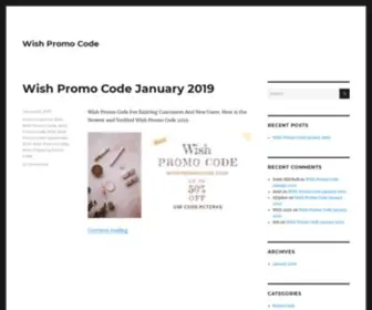 Wishpromocode.com(Buy a Domain Name) Screenshot