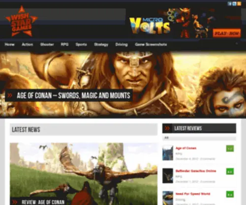 Wishstargames.com(Wish Star Games) Screenshot