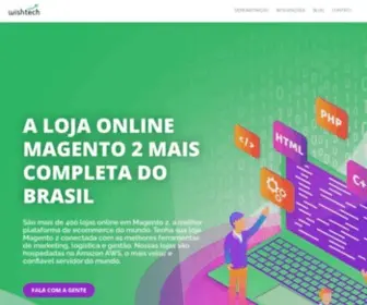 Wishtech.com.br(Loja Magento 2) Screenshot