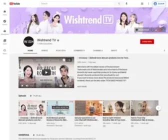 Wishtrendtv.com(WISHTREND TV) Screenshot