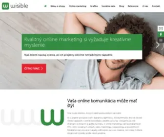 Wisible.sk(Tvorba www stránok) Screenshot