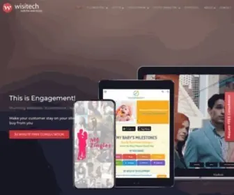 Wisitech.com(Web Design & Development Company) Screenshot