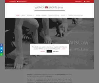 Wislaw.ch(Women In Sports Law) Screenshot