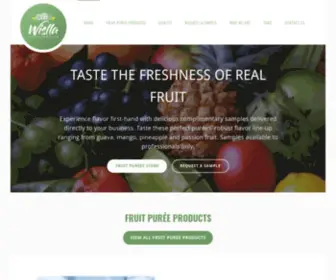 Wislla.com(Aseptic fruit purees) Screenshot