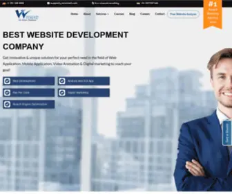 Wismad.com(Wismad is an award winning Website Development Company) Screenshot