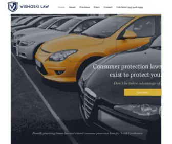 Wisnoskilaw.com(Wisnoski Law) Screenshot