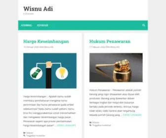 Wisnuadi.com(Wisnu Adi) Screenshot