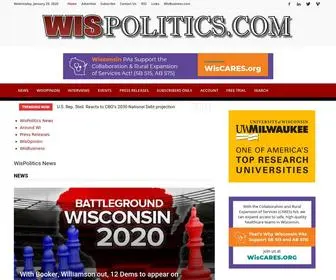 Wispolitics.com(Wisconsin's Premier Political News Service) Screenshot