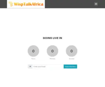 Wisptalkafrica.com(WISP Talk Africa) Screenshot