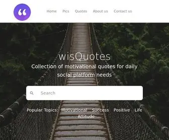 Wisquotes.com(Motivational Quotes and Picture) Screenshot