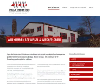 Wisselundwiesner-GMBH.de(Mobile Bearbeitung) Screenshot