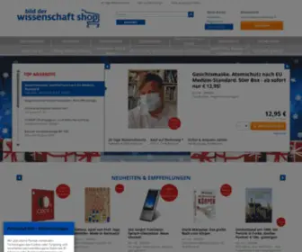 Wissenschaft-Shop.com(Bild der wissenschaft Shop) Screenshot