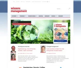 Wissensmanagement.net(Das Magazin für Digitalisierung) Screenshot