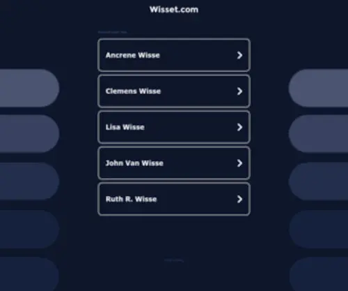 Wisset.com(Inspirational Web Design) Screenshot