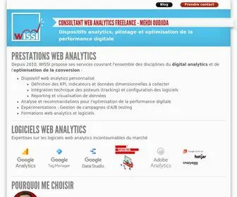 Wissi.fr(Consultant web analytics freelance) Screenshot