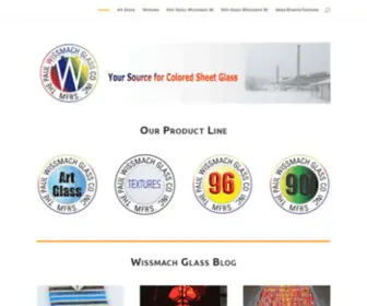 Wissmachglass.com(Paul Wissmach Glass Factory) Screenshot