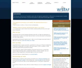 Wistaf.org(Wisconsin Trust Account Foundation Inc) Screenshot