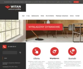 Witan-Posadzki.pl(Oferta WITAN centrum podłóg obejmuje) Screenshot