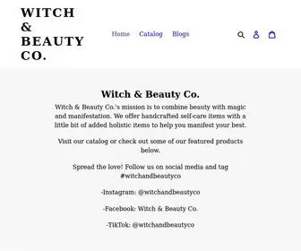 Witchandbeautyco.com(Witch & Beauty Co) Screenshot