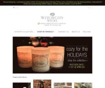 Witchcitywicks.com(Witch City Wicks) Screenshot