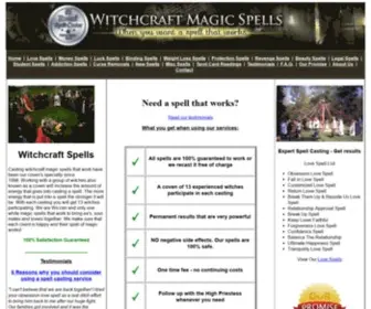 Witchcraftmagicspells.org(Witchcraft Magic Spells) Screenshot