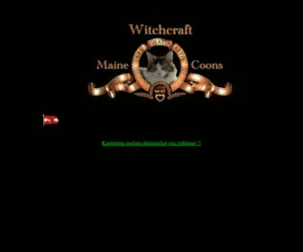 Witchcraftmc.at(Witchcraft Maine Coon Cats) Screenshot