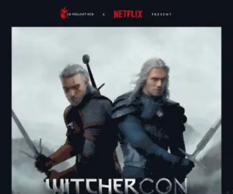 Witchercon.com(July 9th) Screenshot