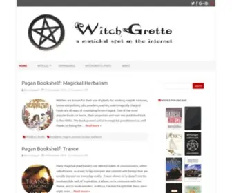 Witchgrotto.com(Info for Wiccans) Screenshot