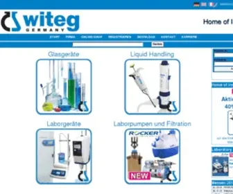 Witeg.de(Witeg Labortechnik GmbH) Screenshot