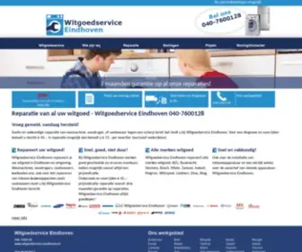 Witgoedservice-Eindhoven.nl(Reparatie van al uw witgoed) Screenshot