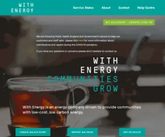 Withenergy.co.uk(With Energy) Screenshot