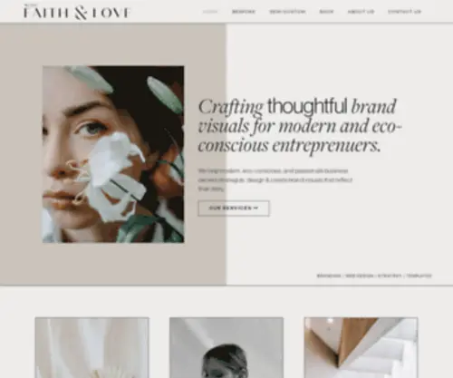 Withfaithandlove.com(Bespoke Brands & Websites) Screenshot