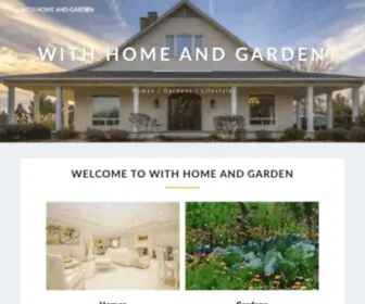 Withhomeandgarden.com(With home and garden) Screenshot