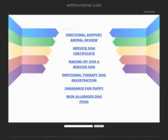 Withhundree.com(Withhundree) Screenshot