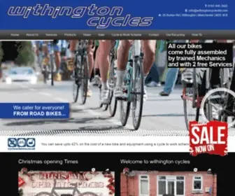 Withingtoncyclesltd.com(Withington Cycles Ltd) Screenshot