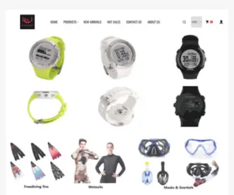 Withingu.com(Diving mask fins wetsuit snorkel & accessory factory) Screenshot