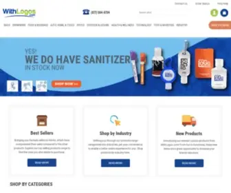 Withlogos.com(Promotional Products & Promotional Items Featuring Your Brand & Logo) Screenshot