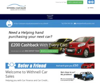 Withnellcarsales.com(Used Car Sale Chorley) Screenshot