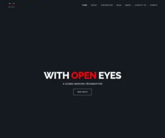 Withopeneyes.net(Nonprofit Christian ministry) Screenshot