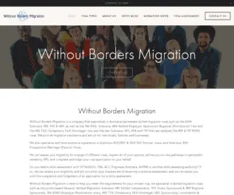 Withoutbordersimmigration.com(Without Borders Migration) Screenshot