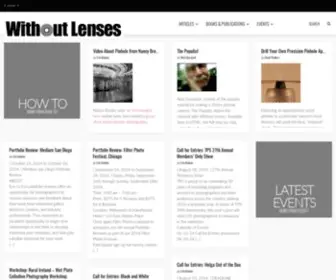 Withoutlenses.com(Without Lenses) Screenshot