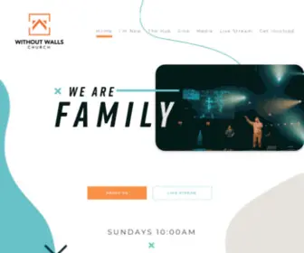 Withoutwalls.tv(Without Walls Church) Screenshot