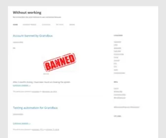Withoutworking.com(Without working) Screenshot