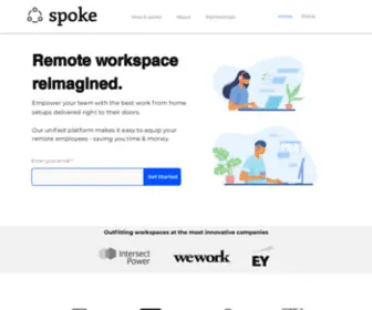 Withspoke.com(Equipment Management For Hybrid Teams) Screenshot