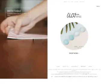 Withtable.com(디자인소품) Screenshot