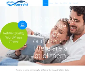 Withthecurrent.com(With The Current) Screenshot