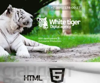 Witiger.ru(White Tiger Digital Agency) Screenshot