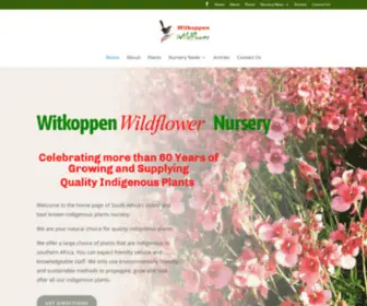 Witkoppenwildflower.co.za(Witkoppen Wildflower Nursery) Screenshot